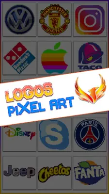 Logo Pixel Art Color by Number android App screenshot 1